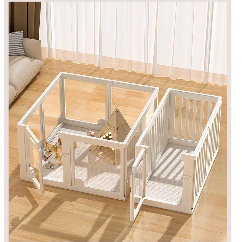 High Quality Modern Comfort Acrylic Pet Clear Dog Fence Half View Clear Dog Cage Pet Houses & Furniture