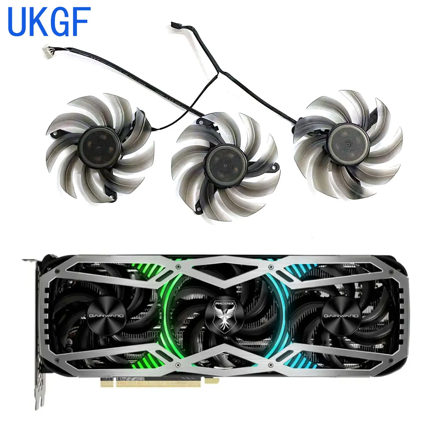 

Brand new TH8015S2H-PCC01 FD8015U12D 82MM suitable for Gainward RTX3060Ti 3070 3070Ti 3080 3080Ti 3090 Phoenix graphics card