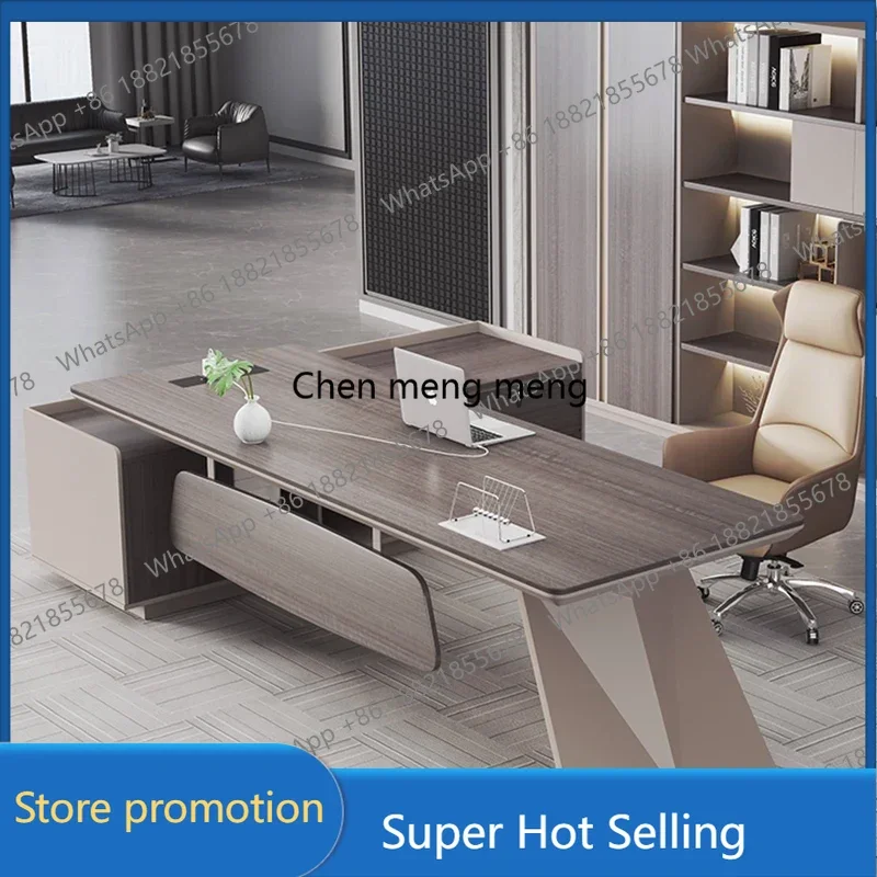 

D46 Modern Computer Office Desk Storage Design Multifunctional Large Office Desk Nordic European Escritorio Oficina Salon Furnit