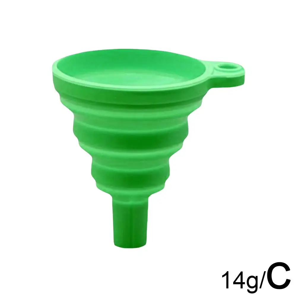 هلام السيليكا الصالحة للأكل الصف تصفية قمع المحمولة طوي السيليكا قمع تسرب صغير تلسكوبي النفط جولة هلام كبير A1I3 #4