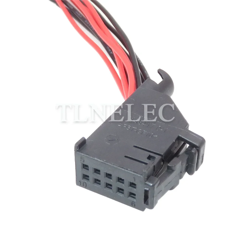 10 Pin Way Auto Rear View Mirror Unsealed Socket with Wires Car Wire Cable Connectors 8E0971980 8E0971980S 1534170-1 1K0971992