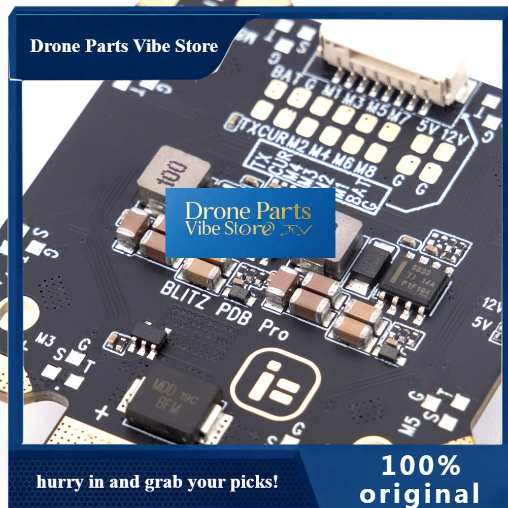 Drone PartsiFlight BLITZ PDB Pro Support 4-8S LIPO Input With 35*35mm Mounting Hole For FPV X-CLASS / Cinelifter Drones Parts
