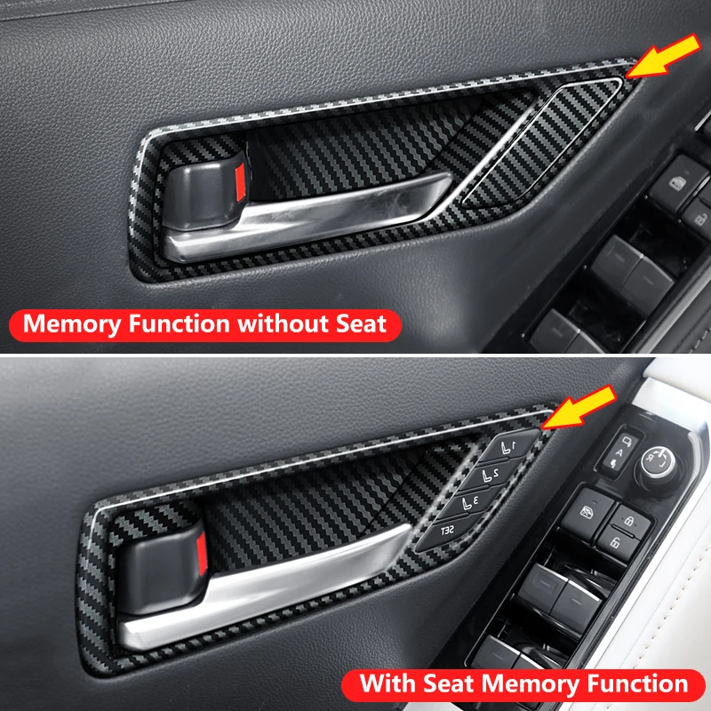 For Toyota Land Cruiser 300 2021 2022 2023 Carbon Fiber pattern Garnish Interior Accessories LC300 Upgraded Modification Tuning