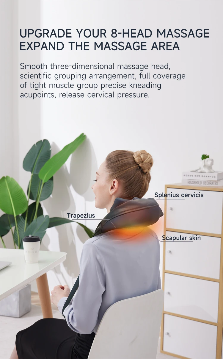 Darius Massaggiatore elettrico multifunzionale per collo e spalle con funzione di calore Nuovo prodotto