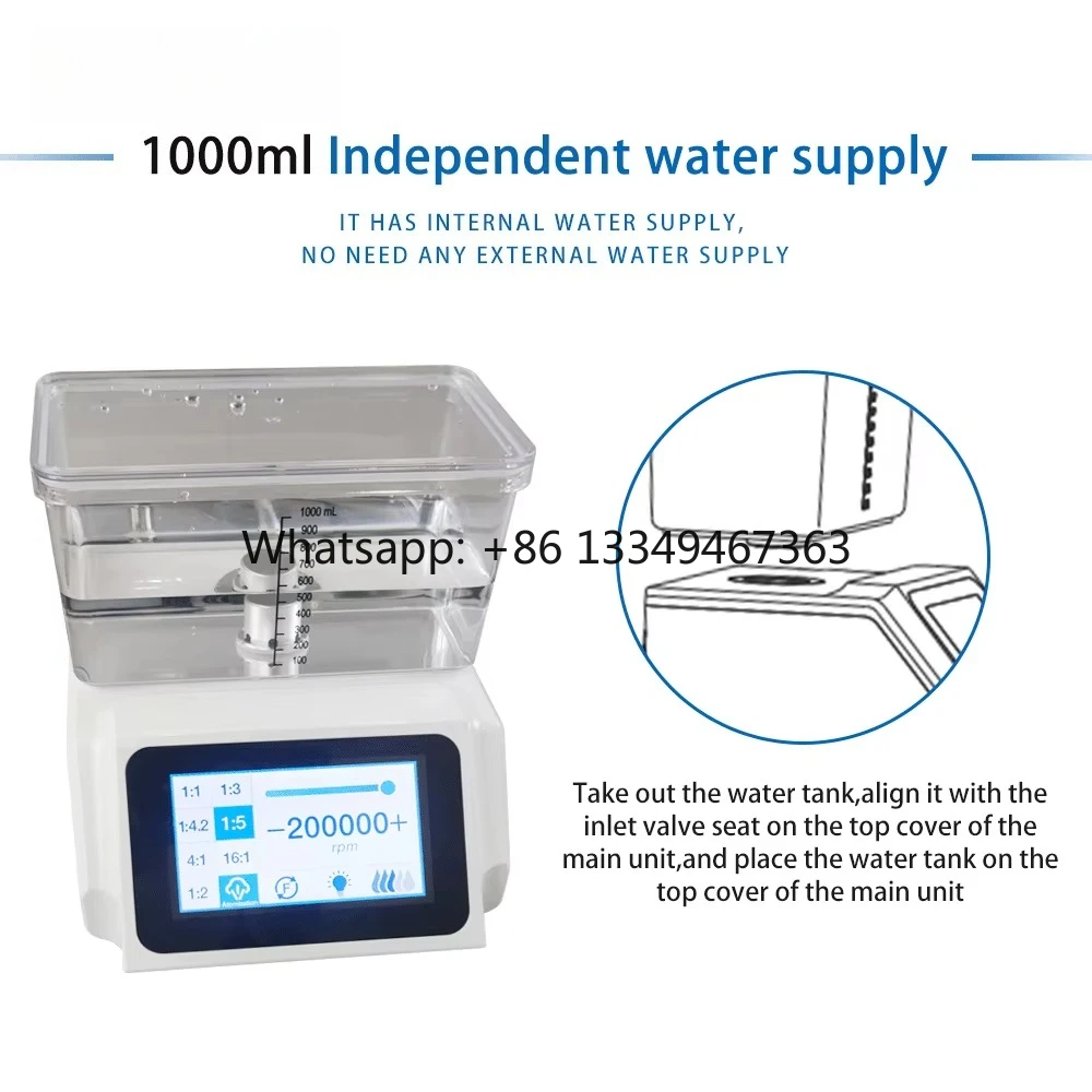 

Lab Electric Motor With Water Supply System Brushless Led Internal Water Spray Micromotor For1:11:5 Fiber-optic Handpiece suppli