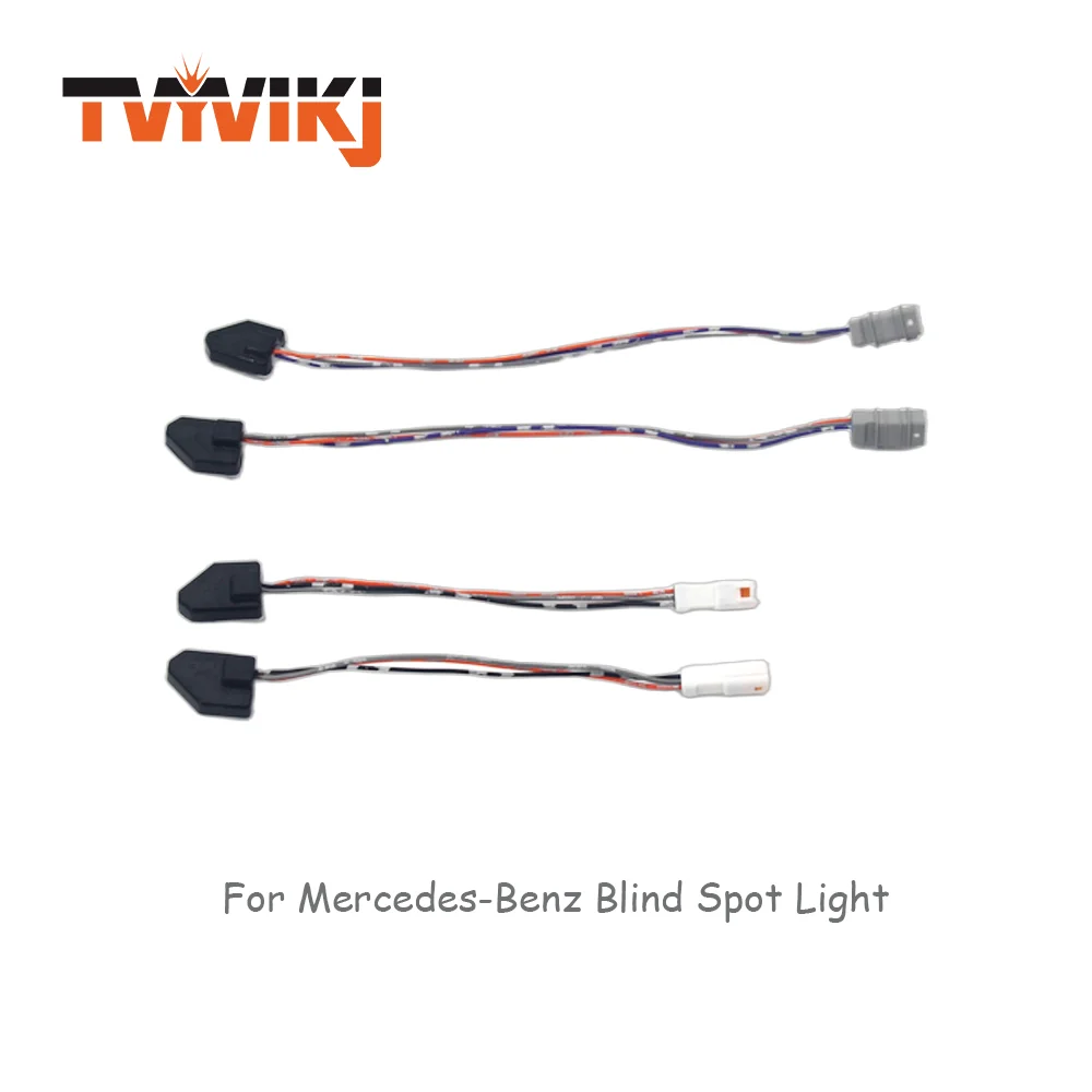 1 pair Red OEM Blind Spot monitor detection distance assist light lamp For Mercedes-Benz Benz BSD BSA BSM car side mirrors