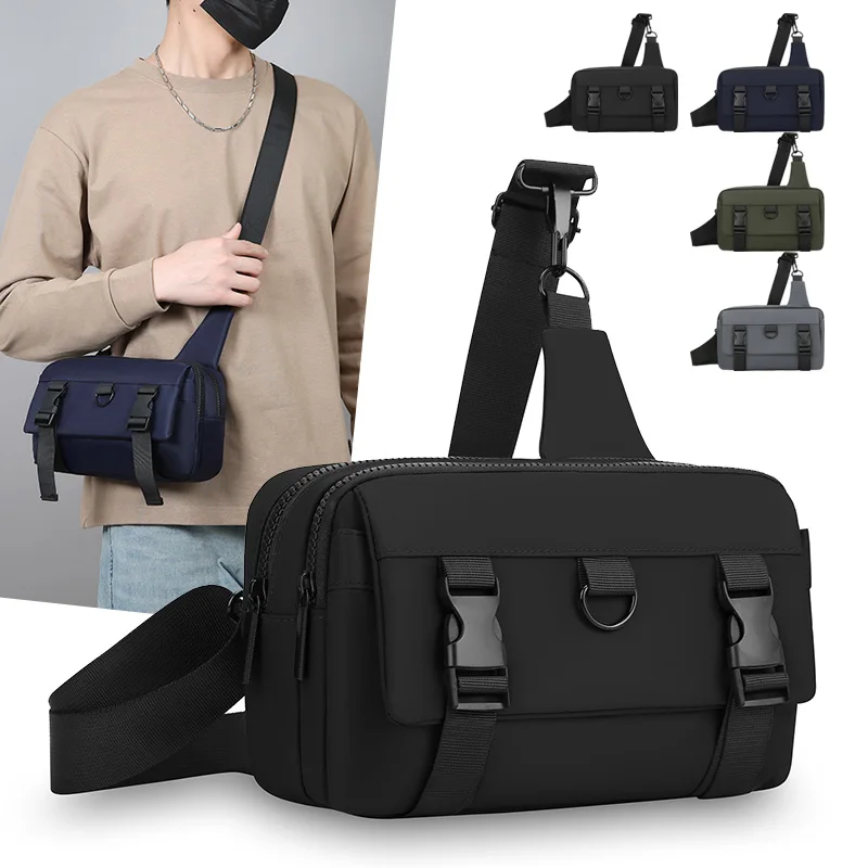 

Модная мужская сумка через плечо, высококачественная нейлоновая сумка-мессенджер, мужская сумка на плечо в стиле милитари, мужская сумка-рюкзак