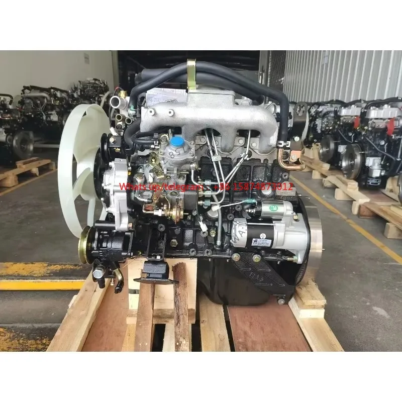 Brand New Original Engine Assembly 4jb1 4jb1t Motor di esel Engine for Truck with Gearbox Transmission