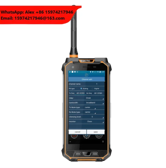 AORO M5 Gsm Poc Long Range Waterproof IP68 Explosion Proof Smartphone Analog Digital Rugged Walkie Talkie