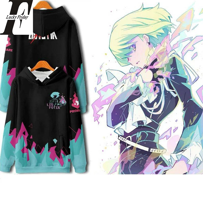 PROMARE Lio Fotia Japan Anime 3d Hoodies Sweatshirts Cosplay Fashion Men Women Hooded Tops Long Sleeve Unisex Hoody Pullover 4XL