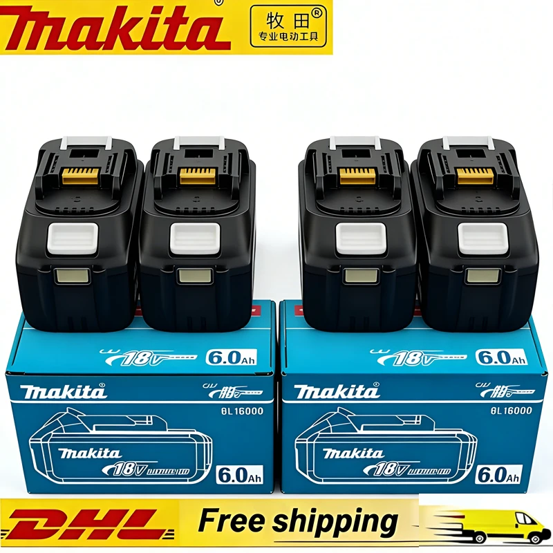 

2026 Makita BL1860 BL1850B BL1850 BL1840 BL1830 Screwdriver Battery & Charger 18v Replacement Power Tool Batteries.