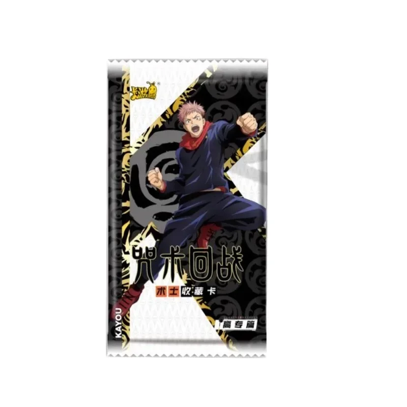 KAYOU Genuine Jujutsu Kaisen Card Advanced Chapter Gojo Satoru Fushiguro Megumi Itadori Yuji Warlock Anime Collection Card Toy