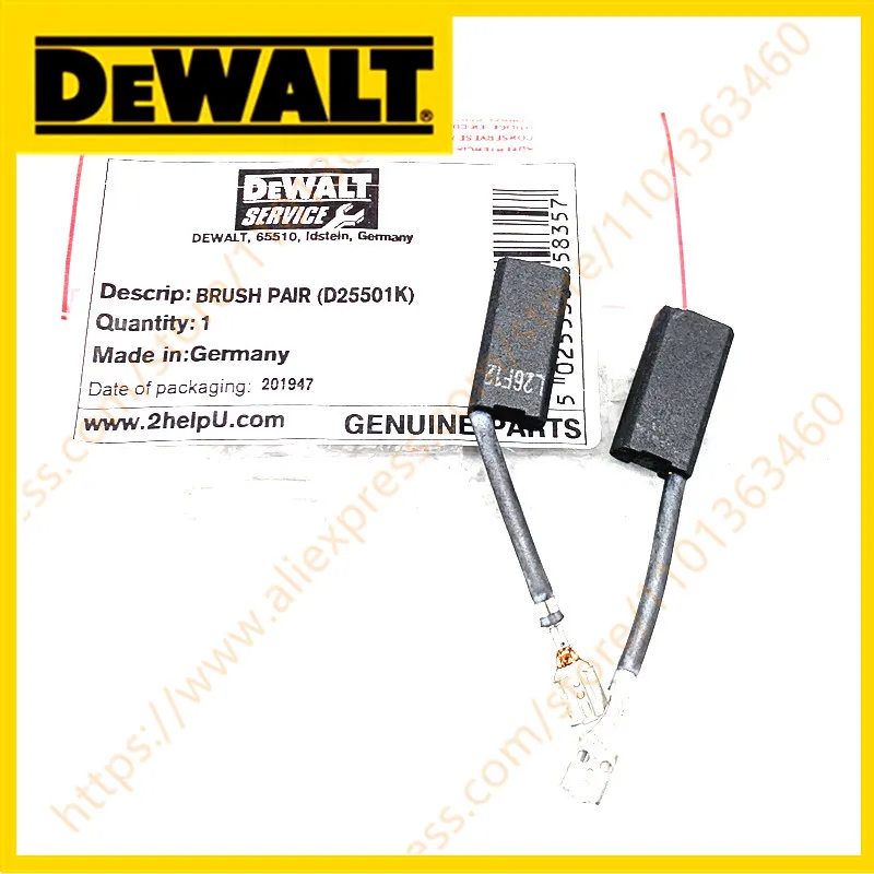 

BRUSH PAIR 230V for Dewalt D25820K D25501K