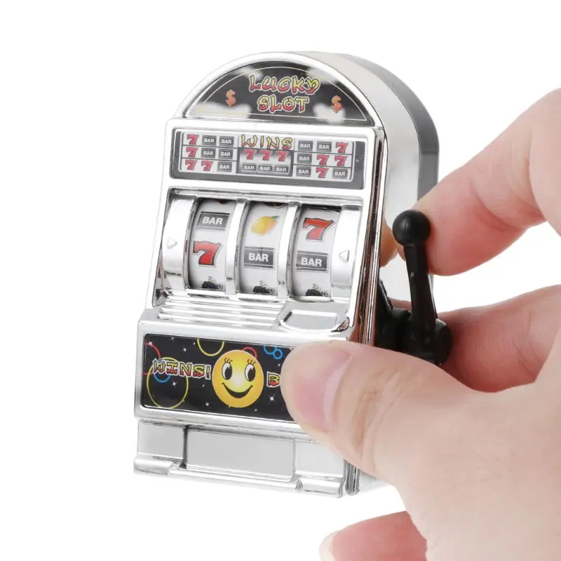 Funny Children Handheld Lottery Machine Toy Learning You Winning Game Machine Mini Fruit Slot Arcade Birthday Lucky Jackpot