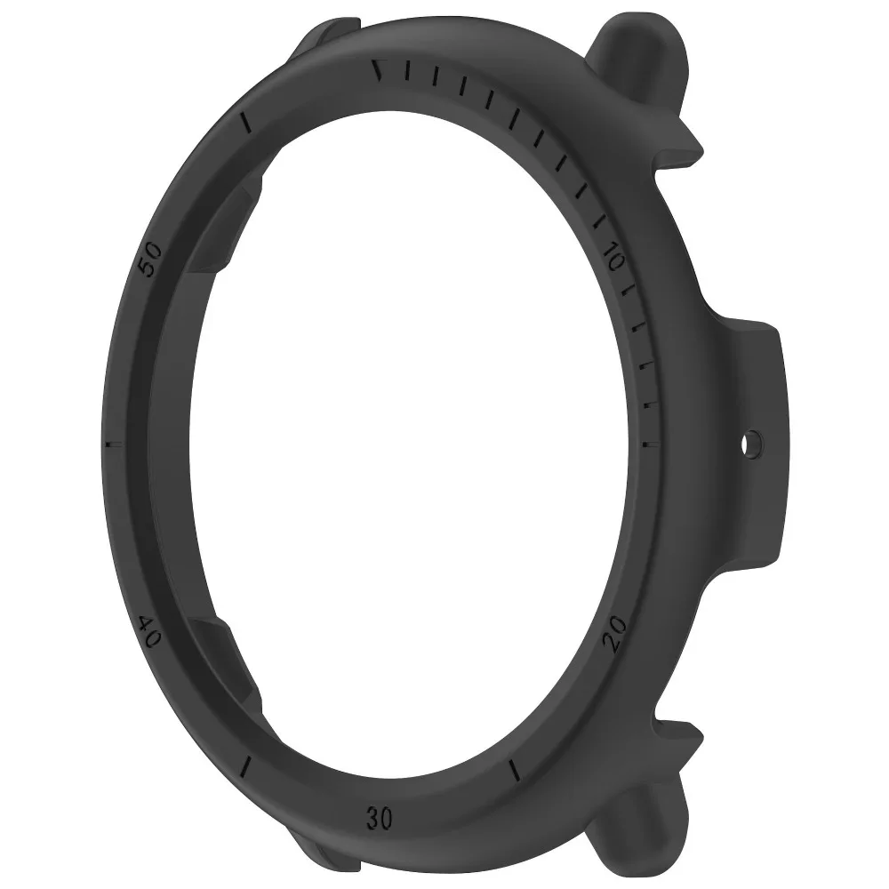 New PC Hollow Protective Case Bumper Anti-Scratch Edge Shell Hard Watch Cover for Amazfit Active 2 Smart Watch Accessories