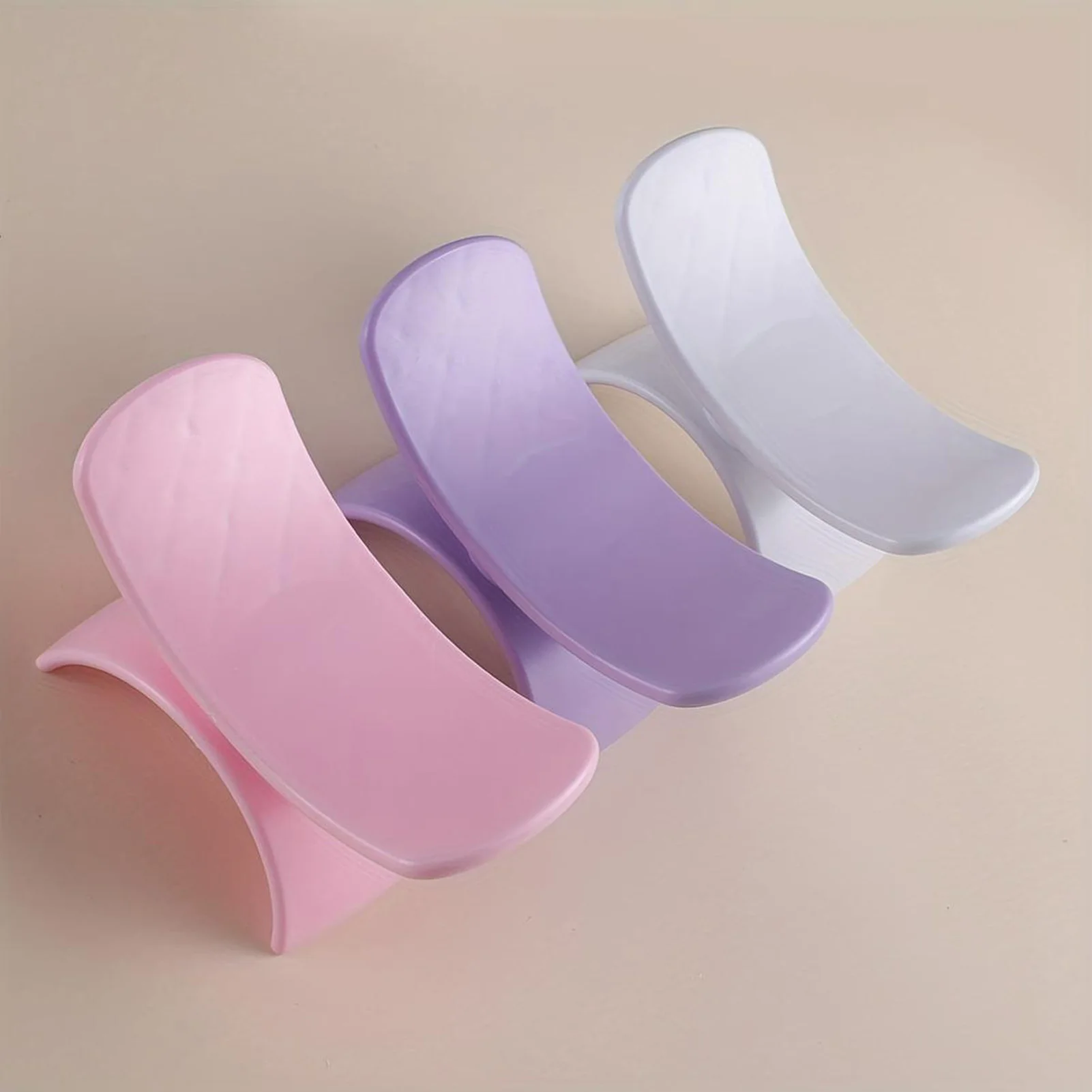 Portátil em forma de U manicure travesseiro, removível e lavável mão travesseiro, adequado para acrílico Nail Art Supplies