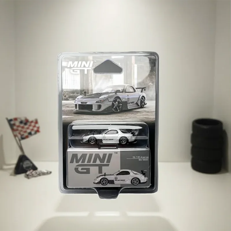 

Миниатюрные модели MINIGT в масштабе 1:64 # Модель автомобиля 1106 RX-7 из сплава, статическая коллекционная модель, украшение, праздничный подарок, игрушка, сувенир