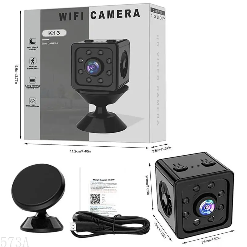 573A Night for Vision Wifi Camcorder Security สำหรับการป้องกันวิดีโอเครื่องบันทึกการสำรวจ