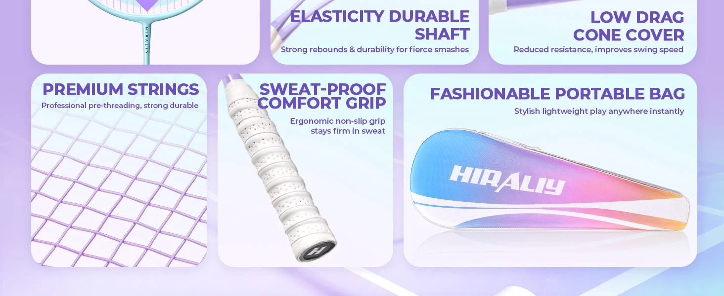 Badminton Rackets Set