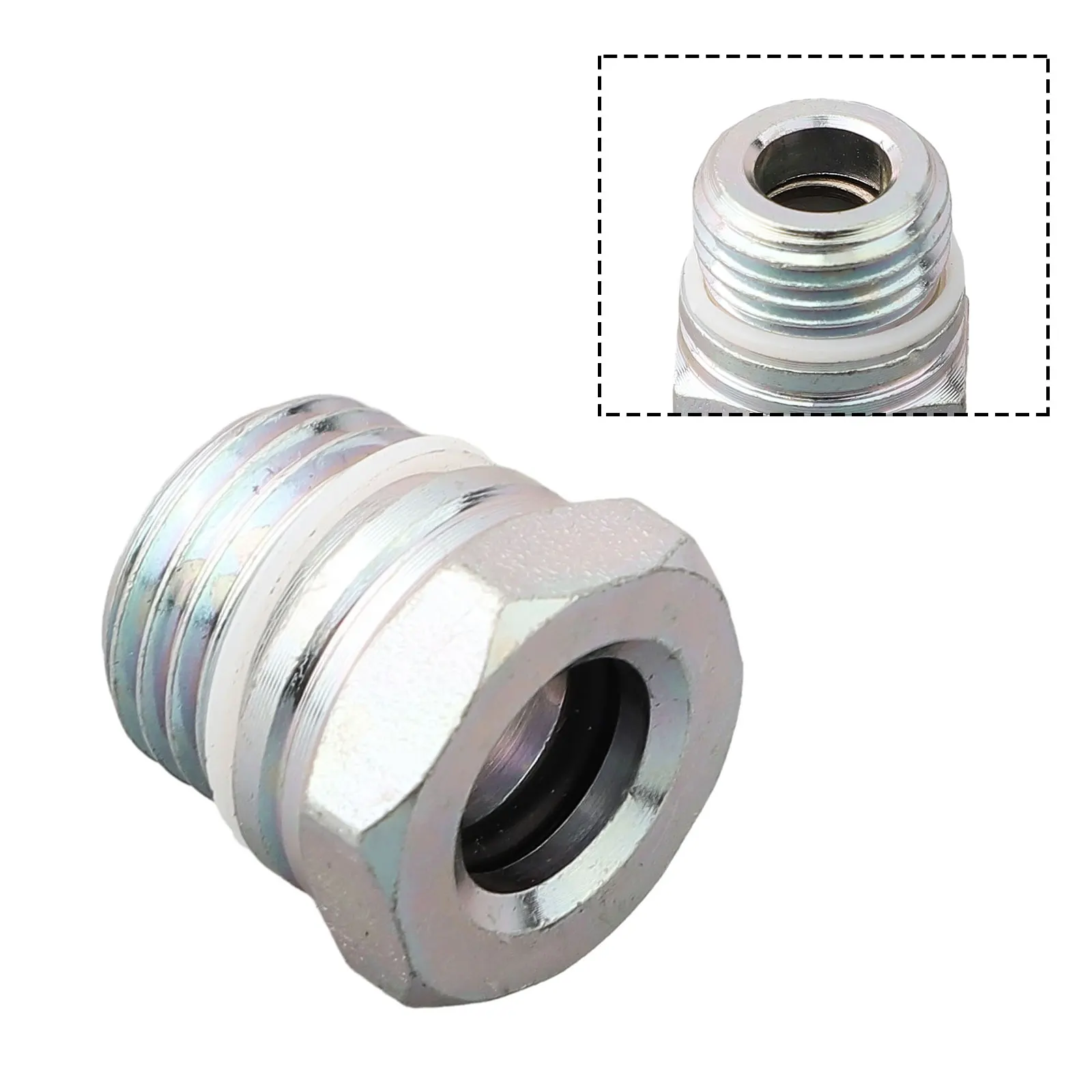 Car Pump Union Nut F33C-3F656-BA For Ford For Fiesta 1989-2008 1Pcs Direction Oil Pipe Fitting For Fusion 2001-2012 For MK4/MK5