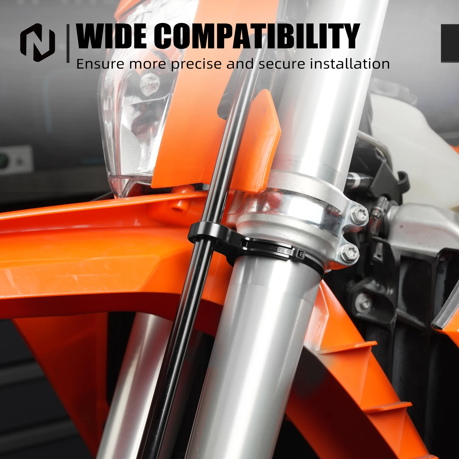 NICECNC Front Brake Hose Line Guide Clamp Holder For KTM 690 Enduro EXC 300 08-26 For Husqvarna 701 Supermoto TE300 GasGas EC300