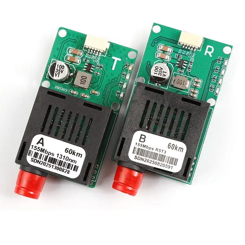 TTL Optisches Transceiver-Modul DC 5,5-26V FC-Schnittstelle für Drohnen-Terminalgeräte RX/TX/AV/VCC/GND 20KM/40KM/60KM – Detail 6