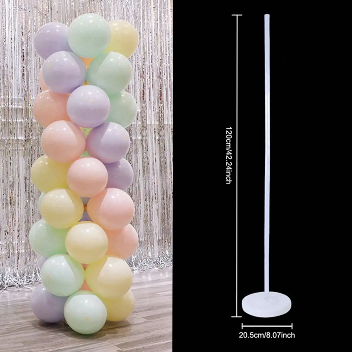 Birthday Balloon Support Balloon Stand Balloon Holder Birthday Baby Shower Tubes Baloon Stick Wedding Birthday Party Decoration