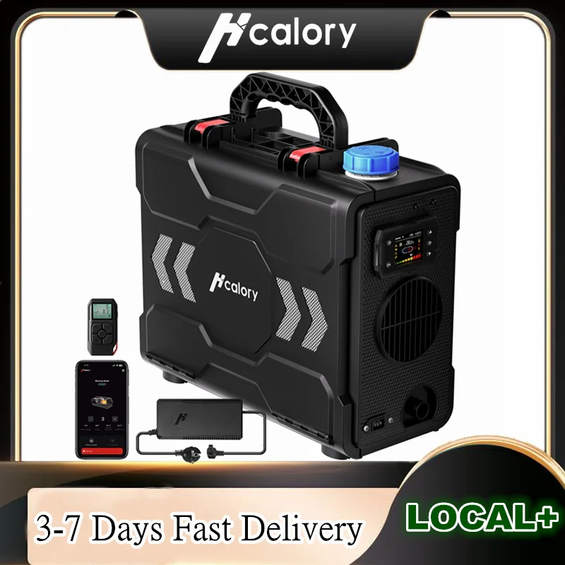 ฮีตเตอร์จอดรถยนต์ Hcalory 2025 รุ่นอัพเกรด 8KW TB2-SE พัดลมทำความร้อน อุปกรณ์อิเล็กทรอนิกส์ในรถยนต์ TB2-P ฮีตเตอร์ดีเซล 12V