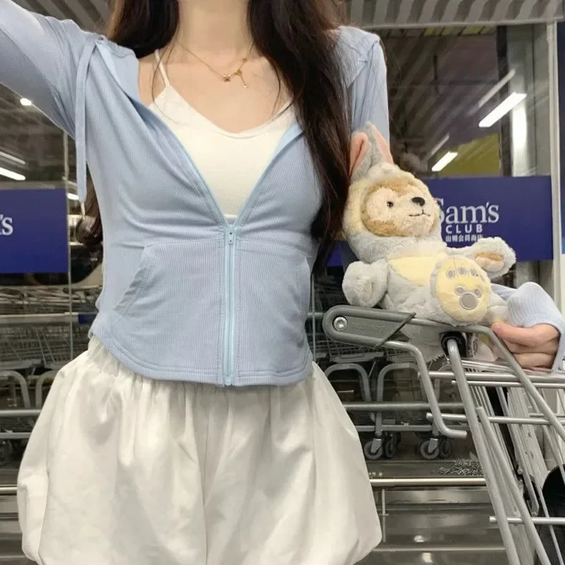 

Куртки женские Slim Hotsweet в корейском стиле летние тонкие солнцезащитные дышащие с длинными рукавами Ins классические повседневные модные студенческие Ulzzang