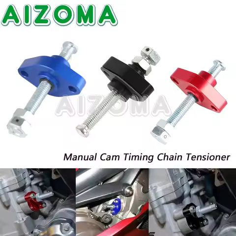 CNC Manual Cam Chain Tensioner w/ Gasket For Honda CBR 600F3/F4/F4I CBR900RR CBR1100XX VF750C VTR1000 CB600F 599/CB900F 919