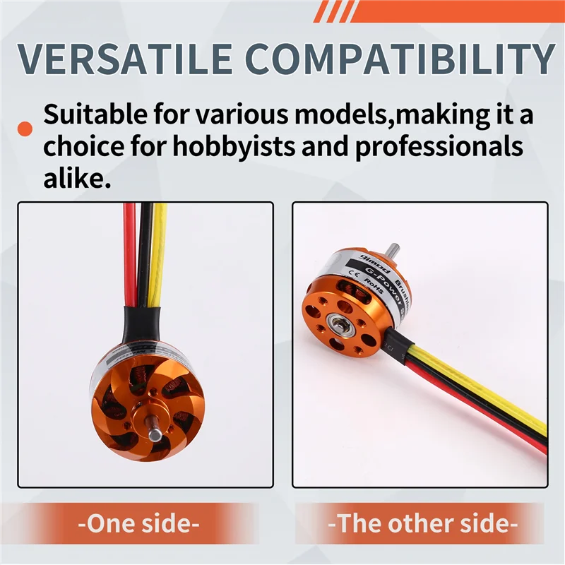 A04F-D2822 Motore brushless Motore rotore esterno brushless adatto per velivoli ad ala fissa multi-rotore telecomandati