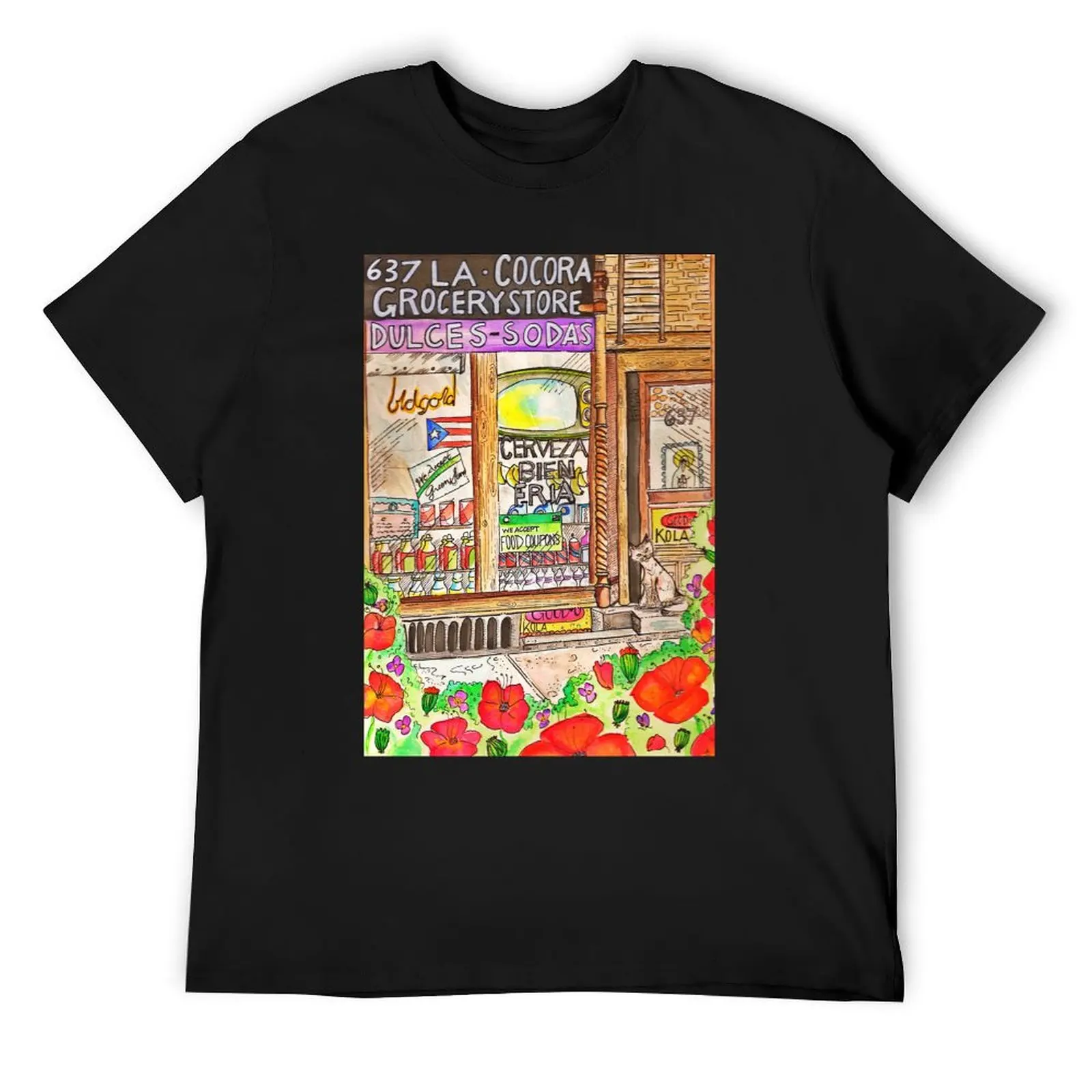 

La Cocora NYC Bodega Portrait Series T-Shirt fashion shirts anime t shirts croswit shirt man new edition clothing for men