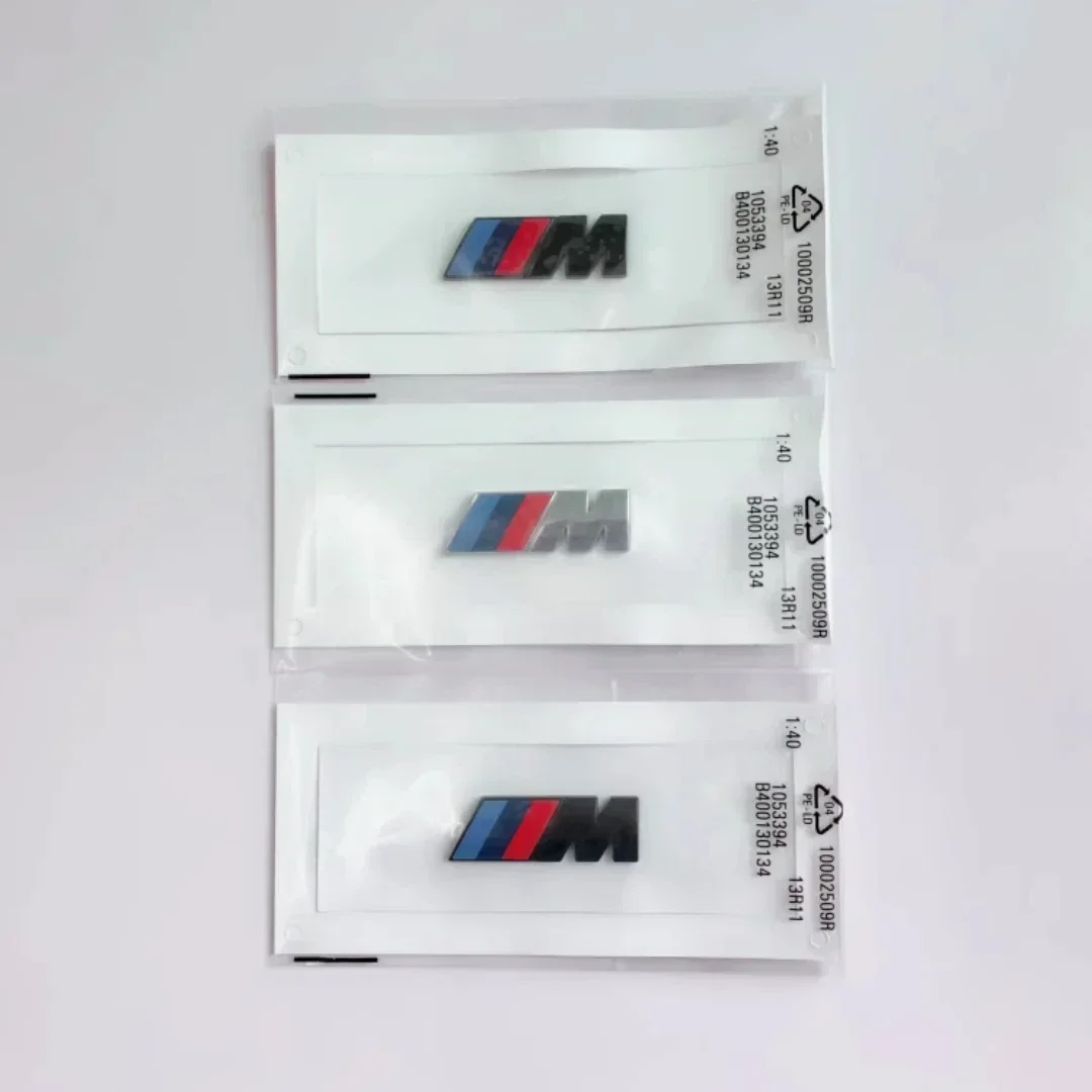 Suitable for BMW Car  M Rear Logo M1 M2 M3 M4 M5 M6 Logo 3 Series 5 Series X6M Modified The Leafboard Label  Car Accessories