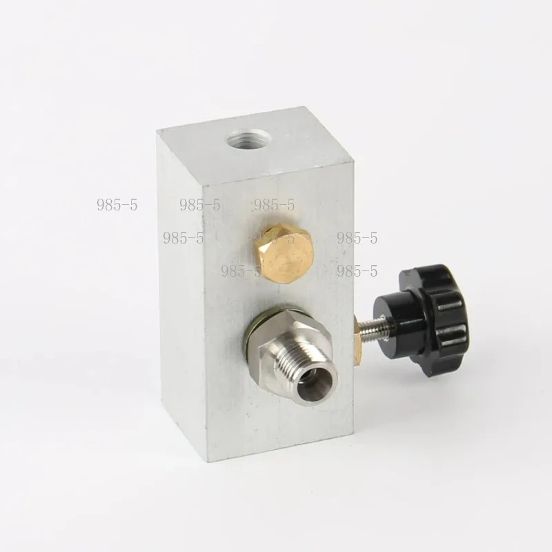 Industrial High Pressure Air Pump with Integrated Valve Block Manifold Assembly