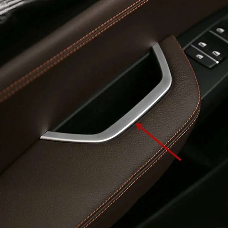 Car Interior Main Drive Door Handle Storage Box Decor Cover Trim For BMW X3 F25 2011-2017 LHD Car Styling Accessories