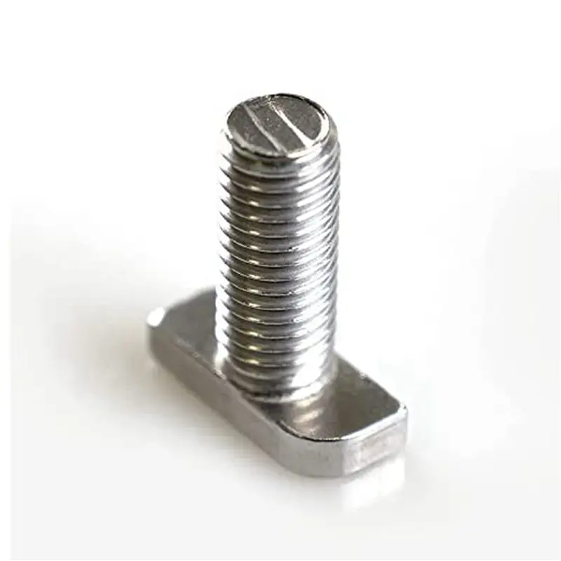 ABVG-24Pcs T Slot Bolt Replacement,M10 X 25 Screws, A2-70 Rail Track Screws Track Nuts With 24 Flange Nut