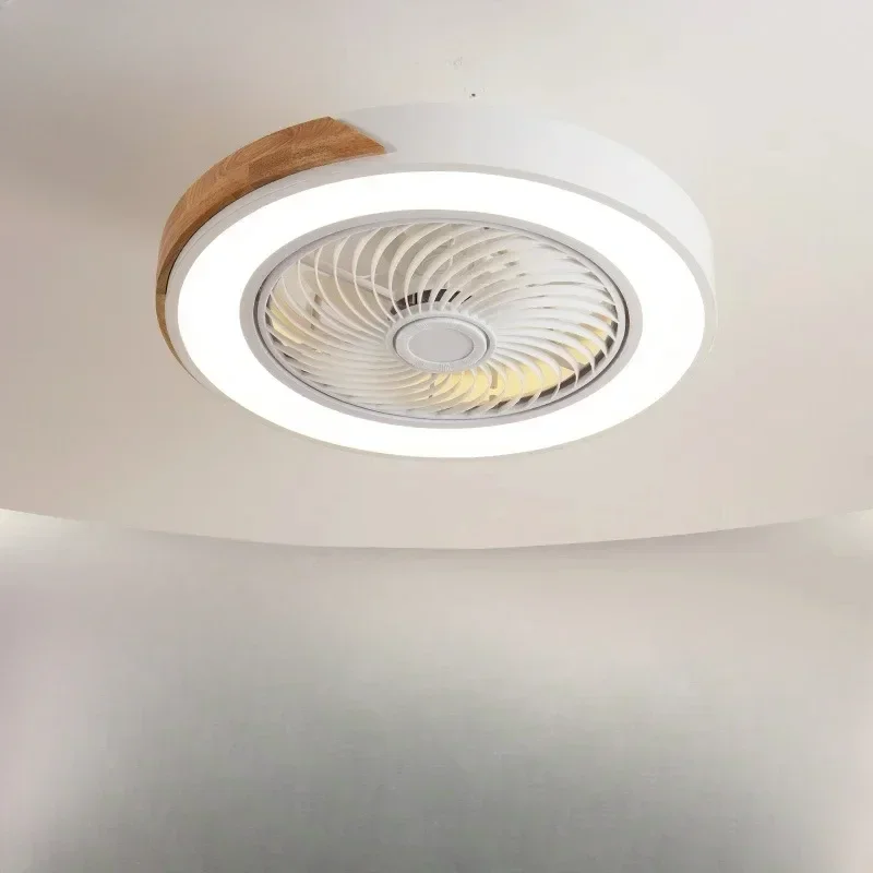 52CM Ceiling Fan Light Lamp 220V APP +Remote Control Fans Bedroom Dining Room Wood Ceiling Fan With Lights DC Green Ceiling Fan