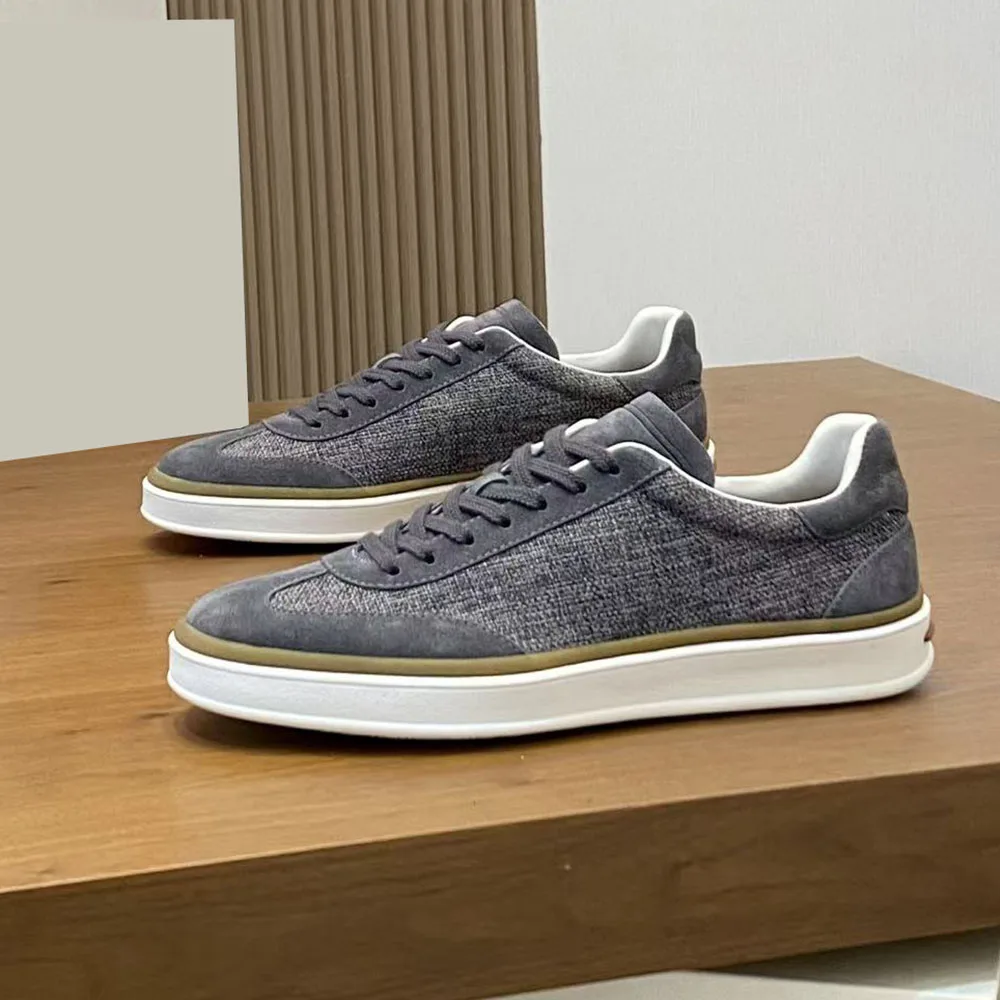 2026 top qulaity summer/spring men's fashion casual shoes Leather lace flat sports shoes