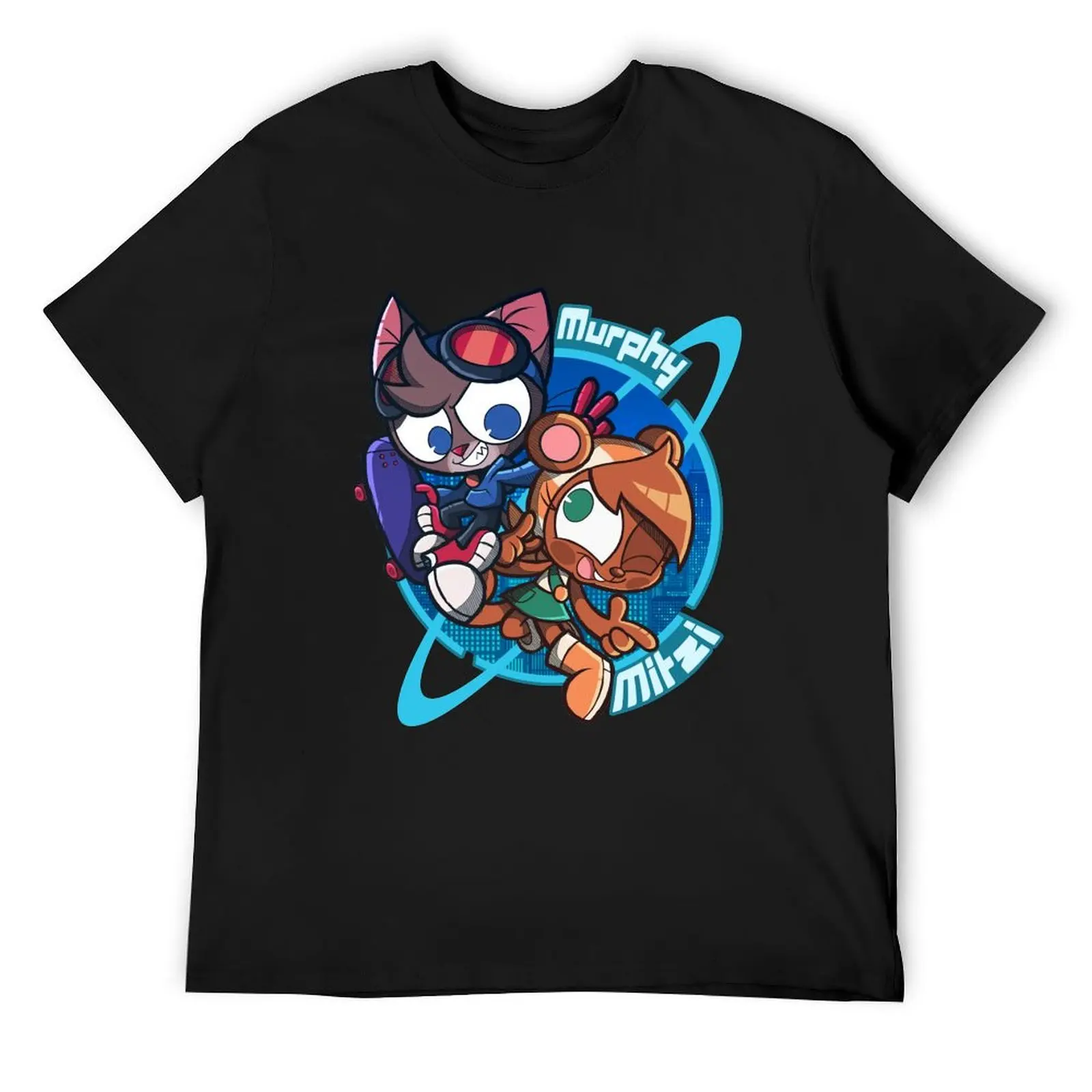 Orbital Murphy & Mitzi T-Shirt anime customs cute tops anime t shirts sweat shirts, men