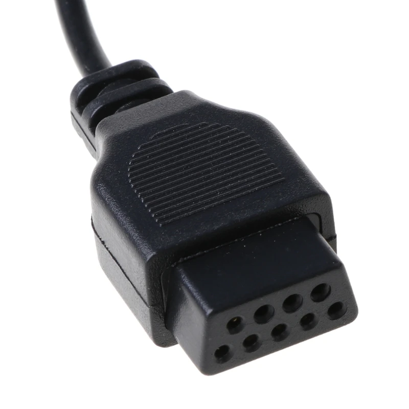 مقبض وحدة التحكم في الألعاب الكلاسيكية السلكية 4 أزرار لملحقات الألعاب 9 Pin NES جهاز التحكم عن بعد العالمي