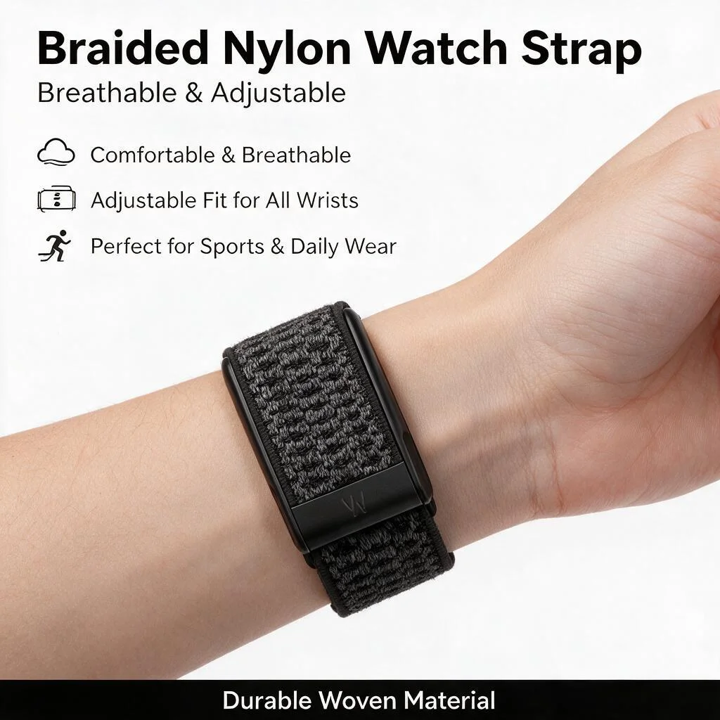 Compatible WHOOP 5.0 MG Khaki Black Blue Brushed Cashmere Feel Sport Replacement Strap Soft Fitness Wristband