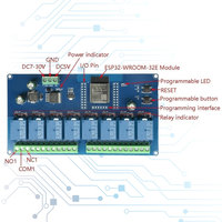 ESP32 WIFI Bluetooth-compatible BLE Relay Module 1/2/8 Channel Power Supply Module ESP32- Development Board