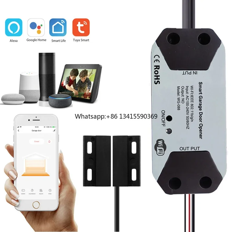 

Tuya Smart WiFi Garage Door Opener Controller