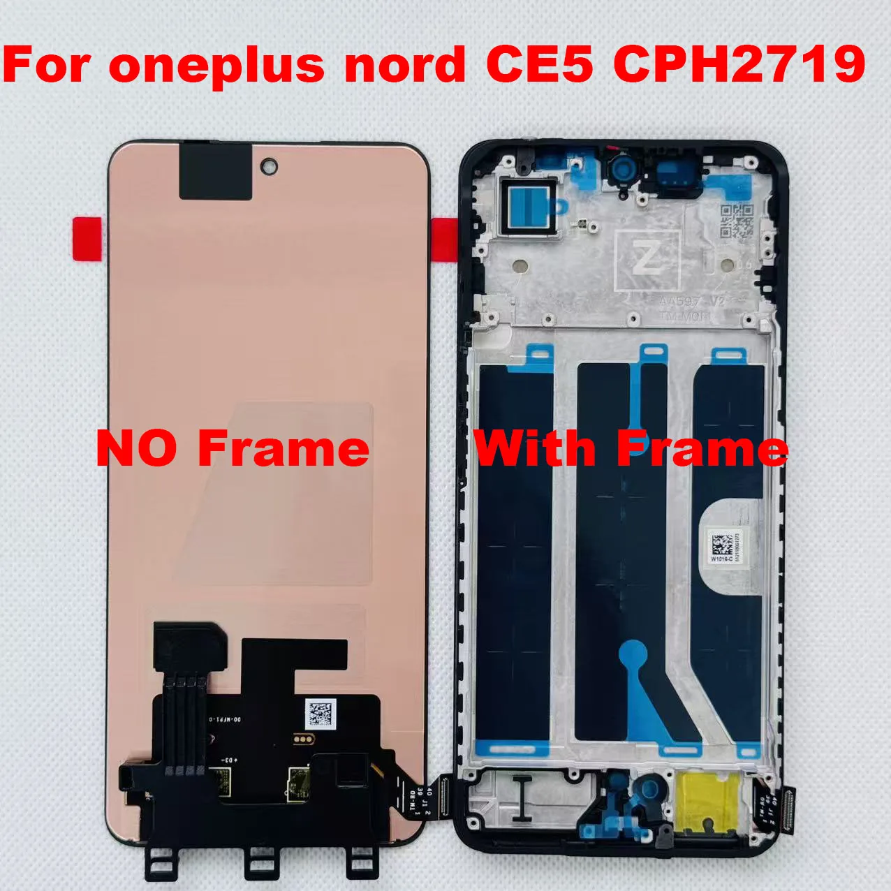 AMOLED Original New For OnePlus Nord 5 CPH2709 LCD Display with Touch Screen Digitizer Assembly For OnePlus Nord CE5 CPH2719 LCD
