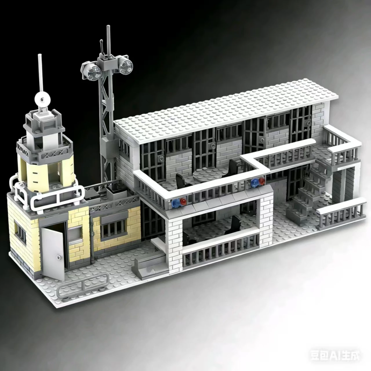 

Мировая война WW2 армия военные солдаты полиция тюремная база модель строительные блоки DIY кирпичная игрушка для детей подарок для мальчиков