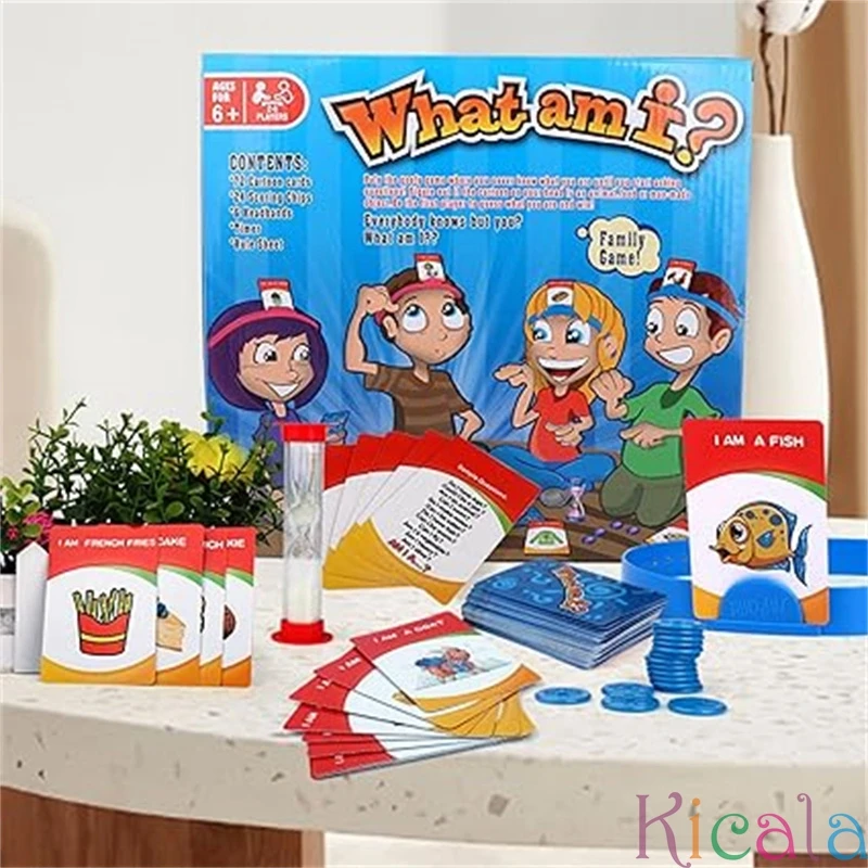 Classic Family Guessing Game Memory Training Parent Child Leisure Time Party Games Toys Who Am I Game Toy Engaging Logic Game