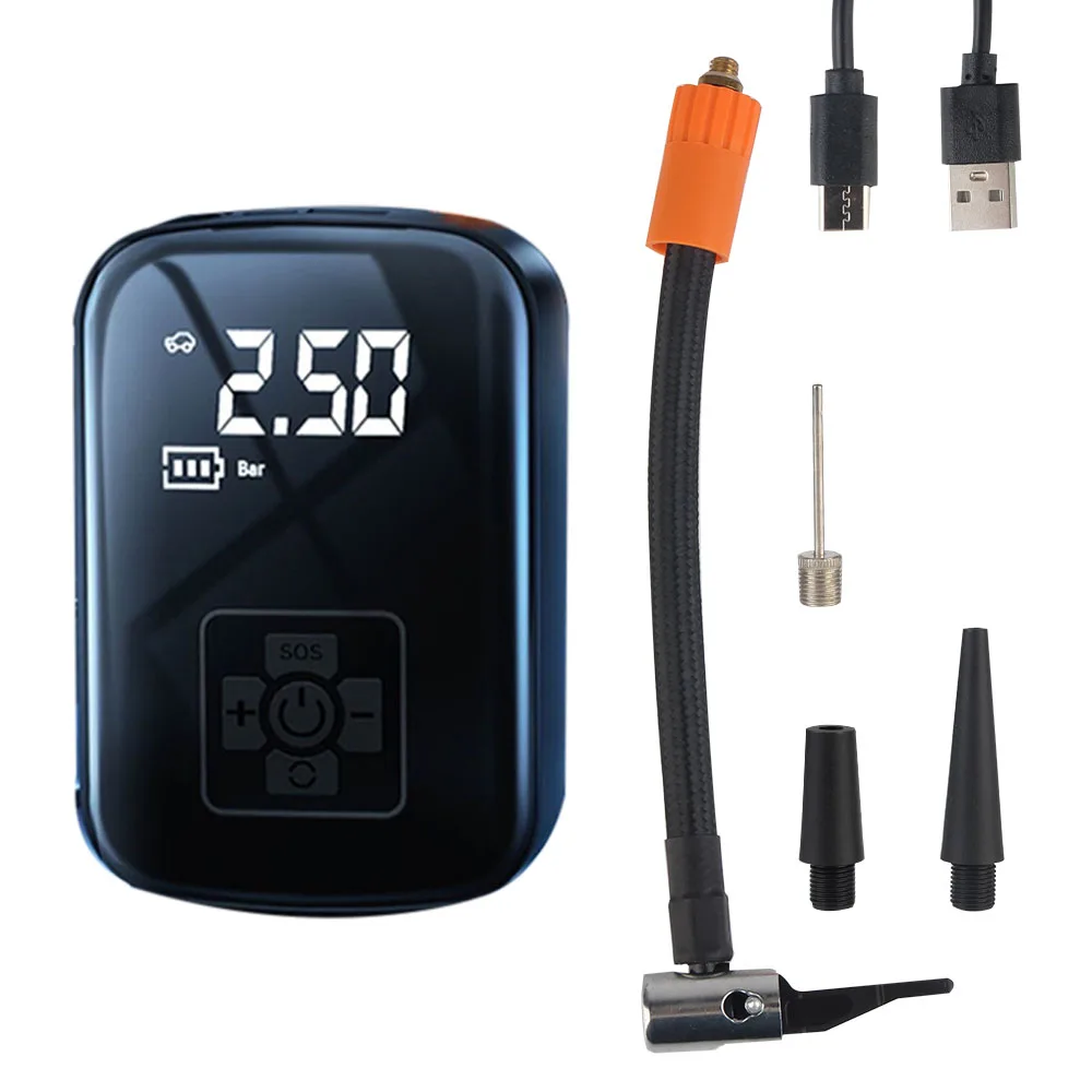 

Forest Camping Inflator 5V/2A Power Bank Cordless Inflation Mat Pillow Bike Motorcycle Air Pump Portable Car Tire Pressure Gauge