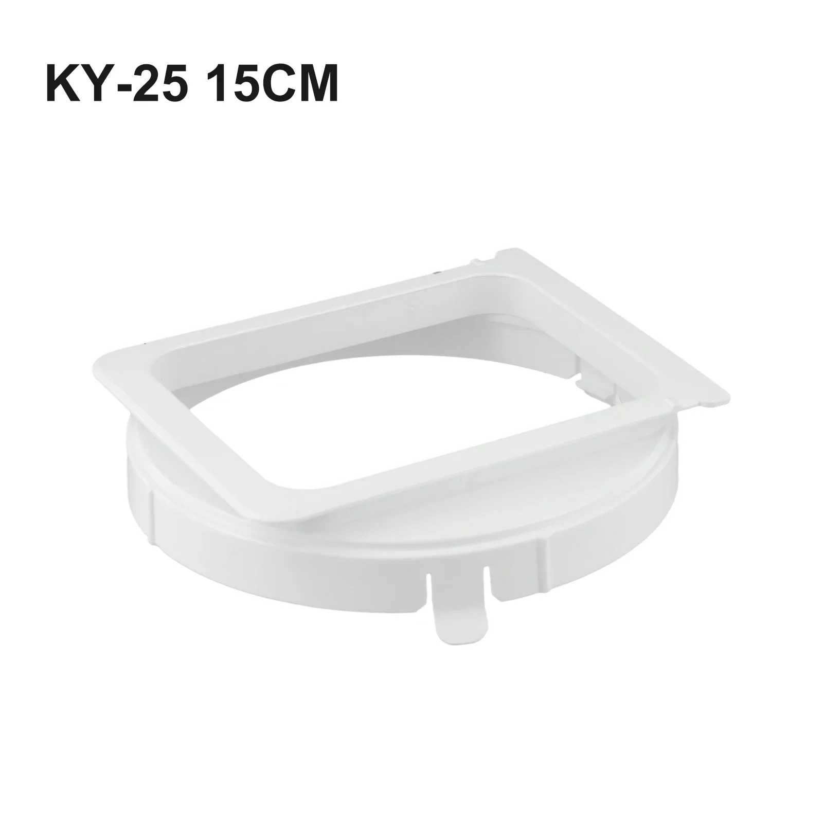 6in Mobile Air Conditioning Exhaust Pipe Connector ABS 15cm Exhaust Duct Interface Pipe Hose Connectors Home Improvement Parts