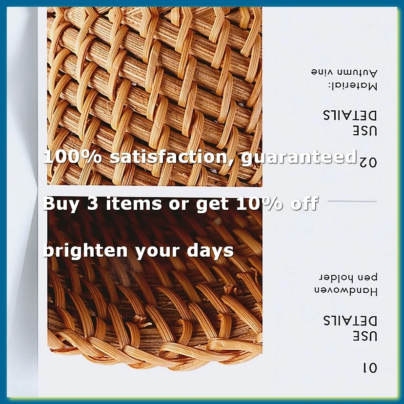 Rattan Chopsticks Tube Shovel Spoons Bucket Dinner Knives Forks Tableware Storage Box Home Storage Baskets Organizer B