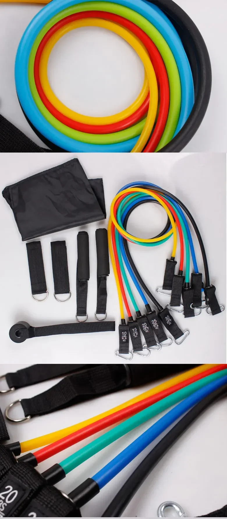 العصابات المقاومة المنزلية اللياقة البدنية المطاط اللاتكس المقاومة العصابات التدريب ممارسة سحب حبل المتوسع أجهزة لياقة بدنية مرنة المنزل
